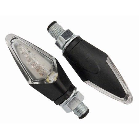 Juego de intermitentes LED V PARTS 12V / 1W (55x25mm) - motoscamaralweb.com