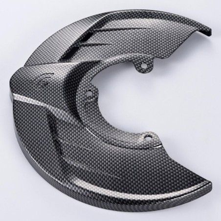 Protector disco delantero ART look carbono - motoscamaralweb.com
