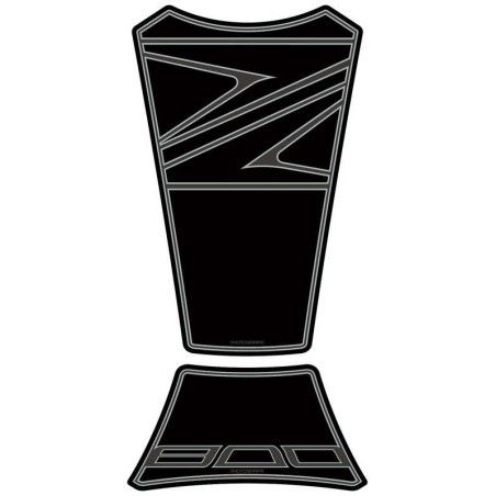 Protector de depósito Motografix Kawasaki Z800 2 piezas negro - motoscamaralweb.com