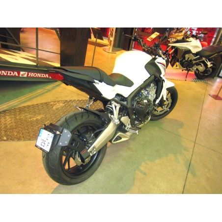 Portamatrículas a la rueda Honda CB650F negro - motoscamaralweb.com