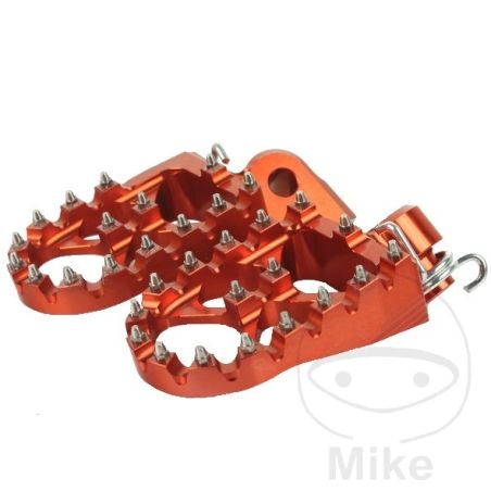 Estriberas Naranja Motocross Accossato | Motos Camaral