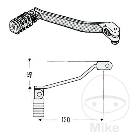 Palanca de Cambio Negro | Recambios Moto | Motos Camaral