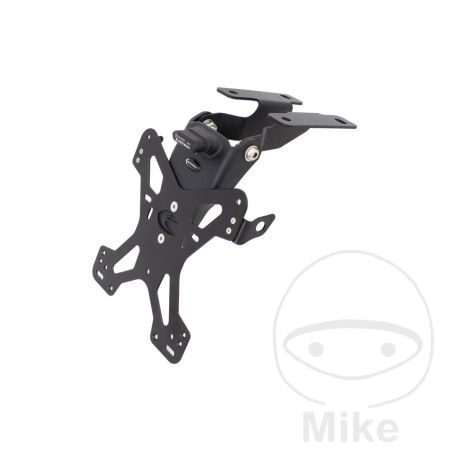 Soporte Matrícula Evotech Negro | Motos Camaral