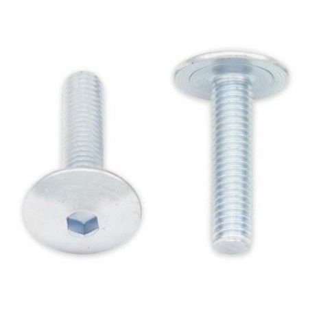 Tornillos cabeza redonda plana BOLT M6 x 1.00 x 25mm - motoscamaralweb.com