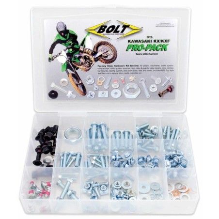 Pack tornillería Bolt Pro Kawasaki para KX/KXF 2003-2013 - motoscamaralweb.com