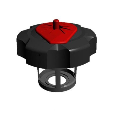 Tapón para garrafa de gasolina TUFF JUG - Negro / Rojo - motoscamaralweb.com