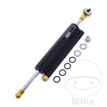 Amortiguador de Dirección YSS 75 mm Negro | Motos Camaral