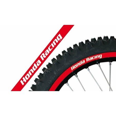 Adhesivo Llanta Blackbird Crystal Honda Racing rojo 5068R/60 - motoscamaralweb.com