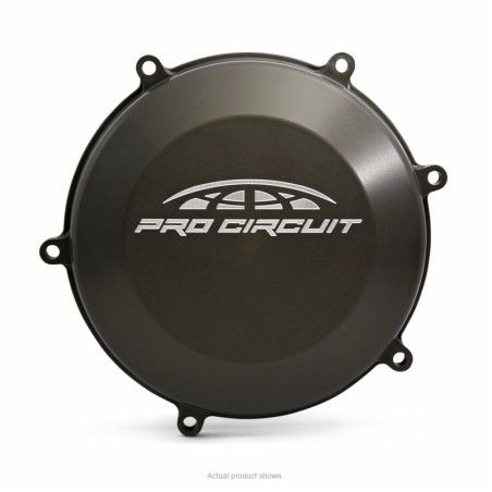 Tapa de embrague Pro Circuit para Kawasaki KX450F: aluminio. negro - motoscamaralweb.com