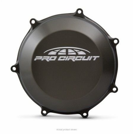 Tapa de embrague Pro Circuit para Kawasaki KX450: aluminio. negro - motoscamaralweb.com