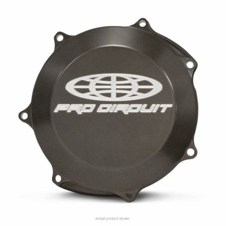Tapa de embrague Pro Circuit para Yamaha YZ450F: aluminio. negro - motoscamaralweb.com