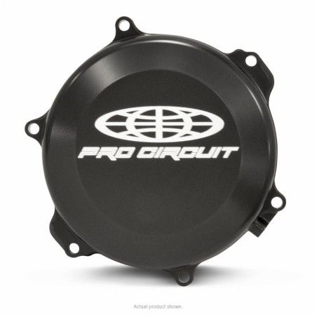 Tapa de embrague Pro Circuit para Yamaha YZ125: aluminio. negro - motoscamaralweb.com
