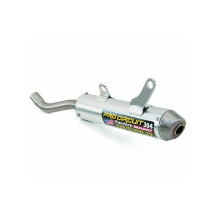 Silencioso Pro Circuit 304 Suzuki RM125: aluminio. tapa de acero inox-