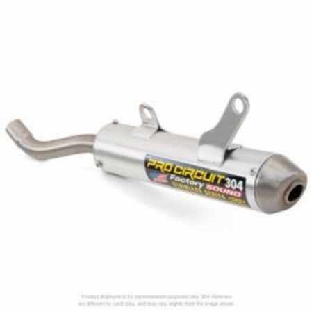 Silencioso Pro Circuit 304 Yamaha YZ85: aluminio. tapa de acero inox-