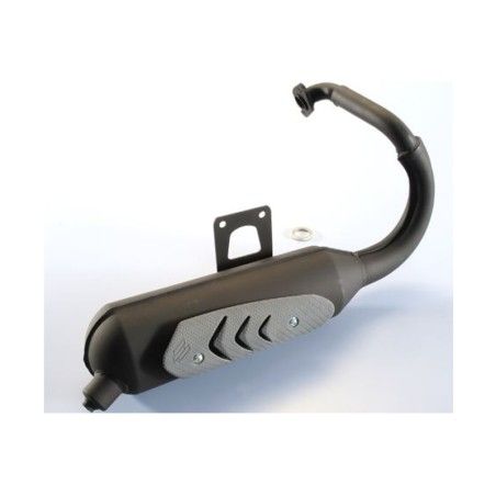 Escape Polini acero negro original homologado Trekker 200.0316 - motoscamaralweb.com