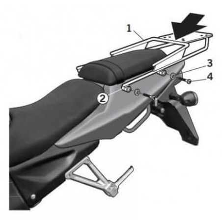 Fijaciones Top SHAD DAELIM ROADWIN 125 - motoscamaralweb.com