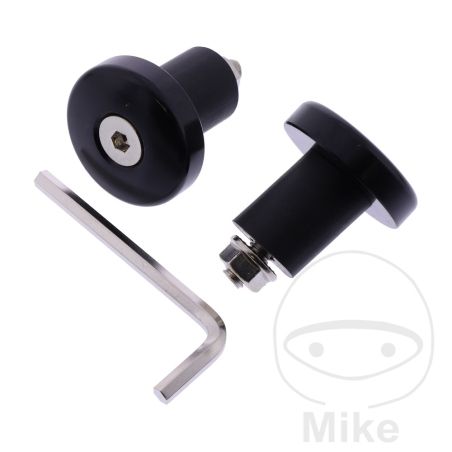 Contrapesos Manillar Aluminio Negro 17mm JMP | Motos Camaral