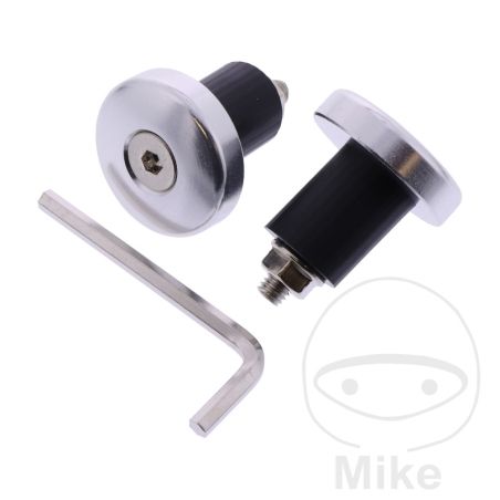 Contrapesos Manillar Plata JMP 17 mm | Motos Camaral