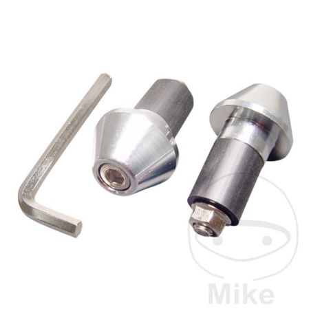 Contrapesos Alu Plateado JMP 13 mm | JMP | Motos Camaral