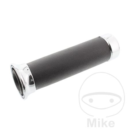 Puño Izquierdo D.21mm Negro/Cromado OEM | Motos Camaral
