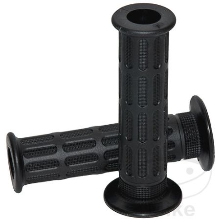 Puños de Moto Negros Abiertos D.22/24 mm | Motos Camaral