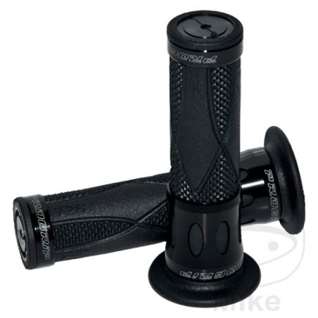 Puños Negro Aluminio D.22/25 Cerrados | Motos Camaral