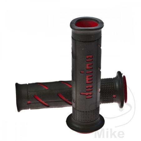 Puños Domino A250 Negro/Rojo 22/26mm | Motos Camaral