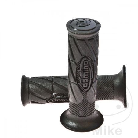 Puños Negros Domino Cerrados 22/26 mm | Domino | Motos Camaral