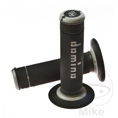 Puños A190 Negro/Gris Domino 22/26mm | Motos Camaral