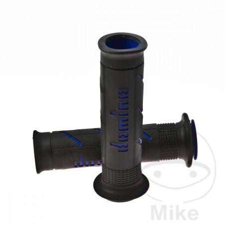 Puños A250 Negro/Azul Domino 22/26mm | Motos Camaral