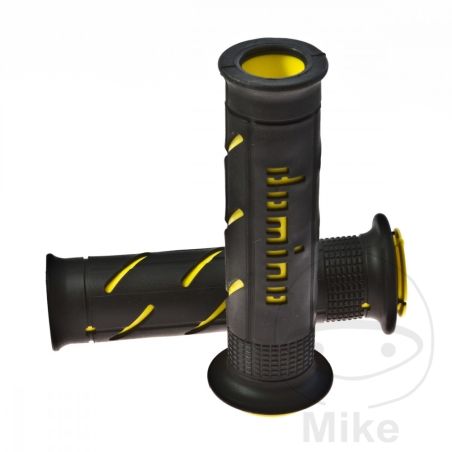 Puños Domino A250 Negro/Amarillo | Motos Camaral