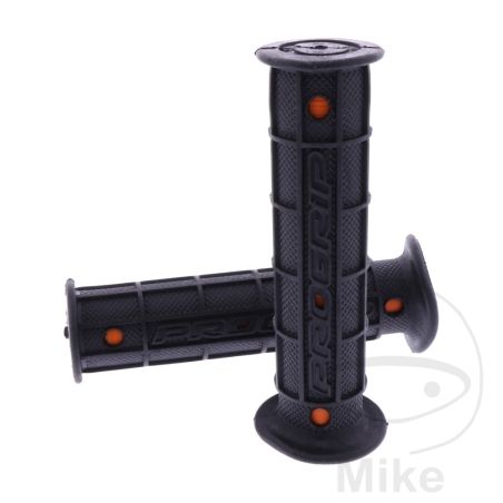 Puños ATV Negro y Naranja 22mm Cerrados | Motos Camaral