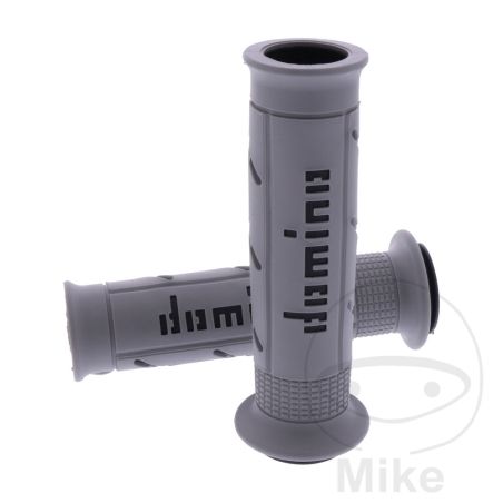 Puños Domino A250 Gris/Negro Abierto | Motos Camaral