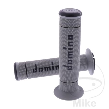 Puños Domino A240 Gris/Negro Cerrados | Motos Camaral