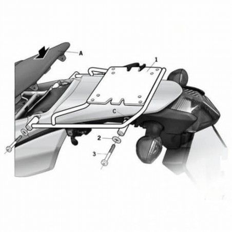 Fijaciones Top SHAD Honda CRF 250L 12 - motoscamaralweb.com