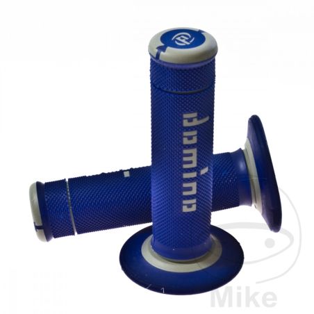 Puños Domino A190 Azul/Gris D.22/26 mm | Motos Camaral