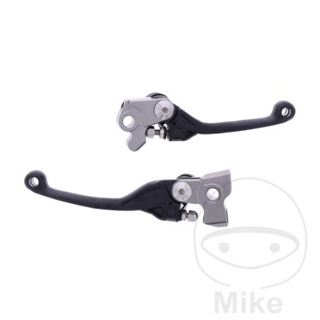 Juego Manetas Freno Embrague Pivot Negro | Motos Camaral