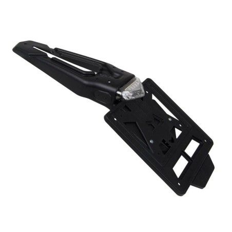 Portamatrículas con piloto LED RACETECH Integra Racing 60º - motoscamaralweb.com