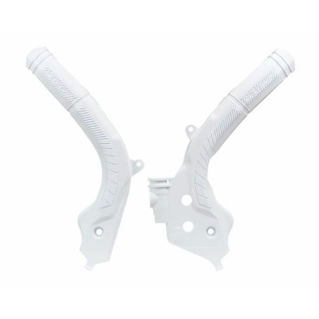 Protector de Chasis Bi-Material RACETECH Blanco - motoscamaralweb.com