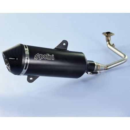 POLINI Maxi-Scooter Exhaust - Black Aluminium SYM - motoscamaralweb.com