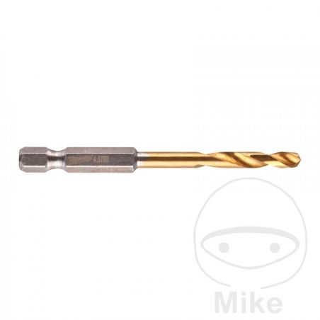 Broca de punta 1/4 4.5 HSS-G TiN | Motos Camaral