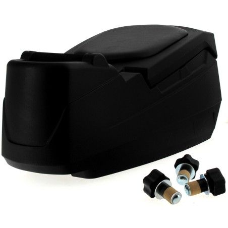 ART Twin Rear Cargo Box Solid Black 2x48L - motoscamaralweb.com