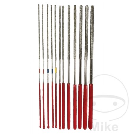 Limas Redondas Kit 12 Piezas Diamante | Motos Camaral