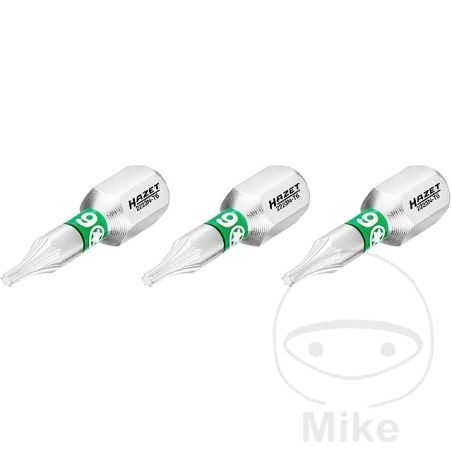 Puntas Torx T6 1/4 pulgada 25 mm 3 pzas | Motos Camaral