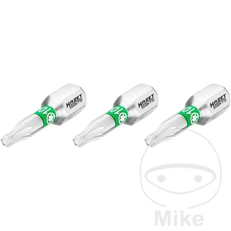 Punta Torx T10 1/4" 25 mm 3 pzas | Motos Camaral