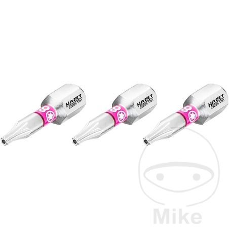 Puntas Torx T8H 1/4" 25 mm 3 pzas | Motos Camaral