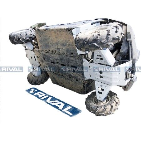 RIVAL Complete skid plate kit - Aluminium Yamaha Viking - motoscamaralweb.com
