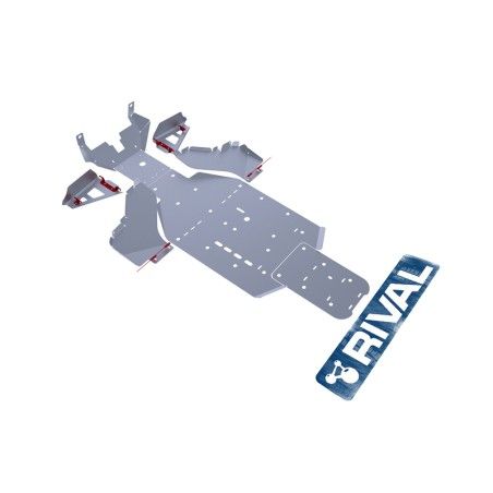 RIVAL Complete skid plate - Aluminium 4mm Can-Am Commander - motoscamaralweb.com