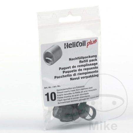 Helicoil Plus M8x1.25 L16mm 10 Pzas | Motos Camaral