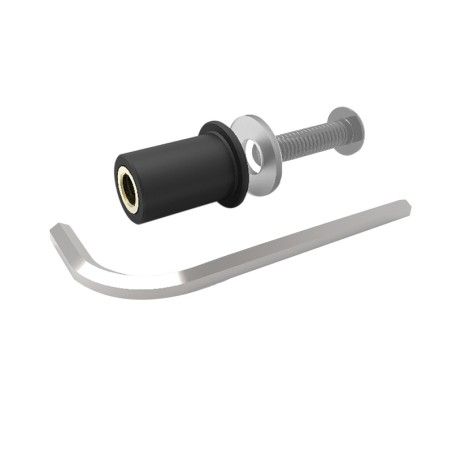 Juego de tornillos para cúpula OXFORD plata - 8 unidades - motoscamaralweb.com